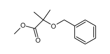 2-benzyloxy-2-methylpropanoic acid methyl ester结构式