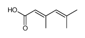 3,5-Dimethyl-2,4-hexadienoic acid Structure
