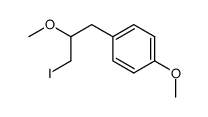 1-(3-iodo-2-methoxy-propyl)-4-methoxy-benzene结构式