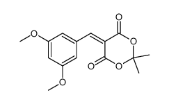 5-[(3,5-dimethoxyphenyl)methylene] Meldrum's acid Structure