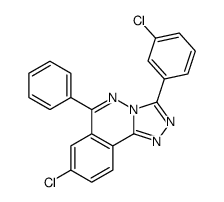 8-chloro-3-(3-chlorophenyl)-6-phenyl-[1,2,4]triazolo[3,4-a]phthalazine Structure