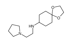 N-(2-pyrrolidin-1-ylethyl)-1,4-dioxaspiro[4.5]decan-8-amine Structure