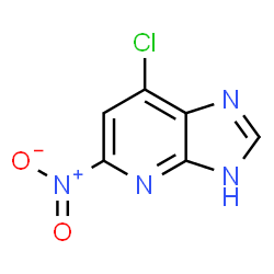 3H-IMidazo[4,5-b]pyridine, 7-chloro-5-nitro-结构式