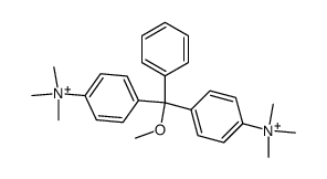 hexa-N-4,4'-(α-methoxy-benzylidene)-di-anilinium结构式