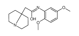 N-(2,5-dimethoxyphenyl)-2-(1,2,3,5,6,7-hexahydropyrrolizin-8-yl)acetamide结构式