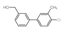 3-(4-Chloro-3-methylphenyl)benzyl alcohol structure