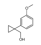 [1-(3-methoxyphenyl)cyclopropyl]methanol Structure