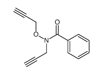 N-prop-2-ynoxy-N-prop-2-ynylbenzamide结构式