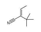 2-tert-butylbut-2-enenitrile结构式