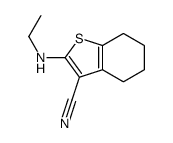 2-(ethylamino)-4,5,6,7-tetrahydro-1-benzothiophene-3-carbonitrile Structure