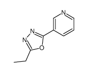 2-ethyl-5-pyridin-3-yl-1,3,4-oxadiazole Structure