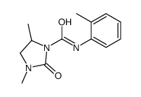 3,5-dimethyl-N-(2-methylphenyl)-2-oxoimidazolidine-1-carboxamide结构式