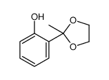 2-(2-methyl-1,3-dioxolan-2-yl)phenol Structure