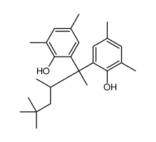 2-[2-(2-hydroxy-3,5-dimethylphenyl)-3,5,5-trimethylhexan-2-yl]-4,6-dimethylphenol结构式