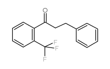 3-PHENYL-2'-TRIFLUOROMETHYLPROPIOPHENONE Structure