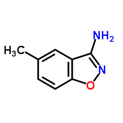 5-甲基苯并[d]异噁唑-3-胺结构式