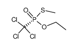 (+)-(R)-ethyl S-methyl trichloromethylphosphonothioate Structure