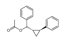 (R)-phenyl((1S,2S)-2-phenylcyclopropyl)methyl acetate Structure