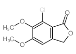 1(3H)-Isobenzofuranone,7-chloro-5,6-dimethoxy- structure