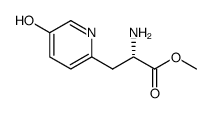 2-Pyridinepropanoic acid, α-amino-5-hydroxy-, methyl ester, (S)- Structure