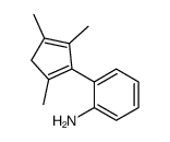 2-(2,4,5-trimethylcyclopenta-1,4-dien-1-yl)aniline Structure