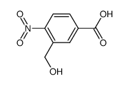 3-hydroxymethyl-4-nitrobenzoic acid结构式