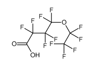 2,2,3,3,4,4-hexafluoro-4-(1,1,2,2,2-pentafluoroethoxy)butanoic acid结构式