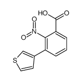 2-nitro-3-thiophen-3-ylbenzoic acid Structure