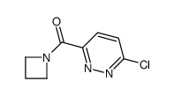 azetidin-1-yl-(6-chloropyridazin-3-yl)methanone结构式
