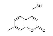 7-methyl-4-(sulfanylmethyl)chromen-2-one结构式