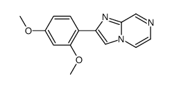 2-(2,4-dimethoxyphenyl)imidazo[1,2-a]pyrazine Structure