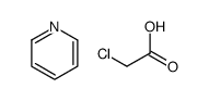 2-chloroacetic acid,pyridine结构式