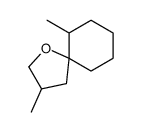 3,6-dimethyl-1-oxaspiro[4.5]decane structure