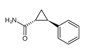 Cyclopropanecarboxamide, 2-phenyl-, (1R,2R)-rel Structure