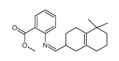 methyl 2-[[(octahydro-5,5-dimethyl-2-naphthyl)methylene]amino]benzoate结构式
