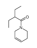 1-(3,6-dihydro-2H-pyridin-1-yl)-2-ethylbutan-1-one结构式
