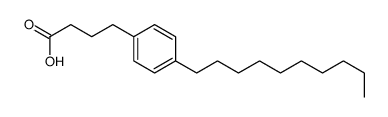 4-(4-decylphenyl)butanoic acid Structure