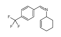 N-cyclohex-2-en-1-yl-1-[4-(trifluoromethyl)phenyl]methanimine结构式
