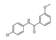 N-(4-chlorophenyl)-3-methoxybenzamide Structure