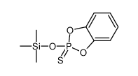 trimethyl-[(2-sulfanylidene-1,3,2λ5-benzodioxaphosphol-2-yl)oxy]silane Structure