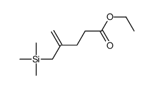 ethyl 4-(trimethylsilylmethyl)pent-4-enoate结构式