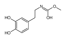 methyl N-[2-(3,4-dihydroxyphenyl)ethyl]carbamate Structure