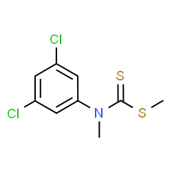 Methyl(3,5-dichlorophenyl)methylcarbamodithioate Structure