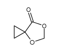 1,3-dioxolane-5-one-4-spirocyclopropane Structure
