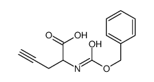 2-{[(Benzyloxy)carbonyl]amino}-4-pentynoic acid结构式