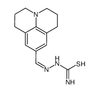 9-Julolidine carboxaldehyde thiosemicarbazone结构式