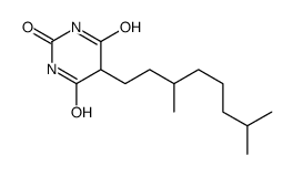 5-(3,7-dimethyloctyl)-1,3-diazinane-2,4,6-trione结构式