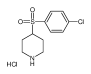 4-(4-氯-苯磺酰基)-哌啶盐酸盐结构式