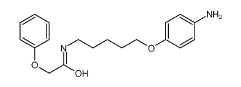 N-[5-(4-aminophenoxy)pentyl]-2-phenoxyacetamide结构式