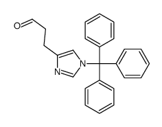 3-(1-Trityl-1H-imidazol-4-yl)propanal Structure